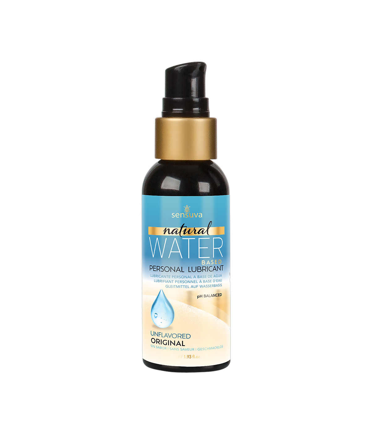 Sensuva  Natural Waterbased - Original - Glijmiddel op waterbasis